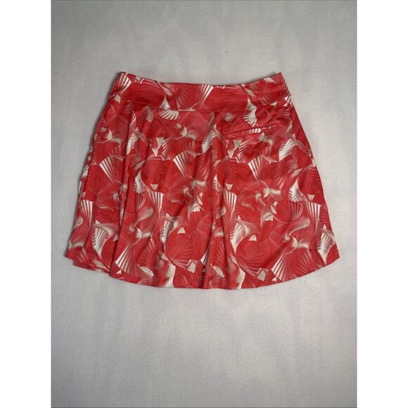 Greg Norman Pull On Stretch Pockets Golf Skort Skirt Mirage Flare Large - Picture 6 of 8